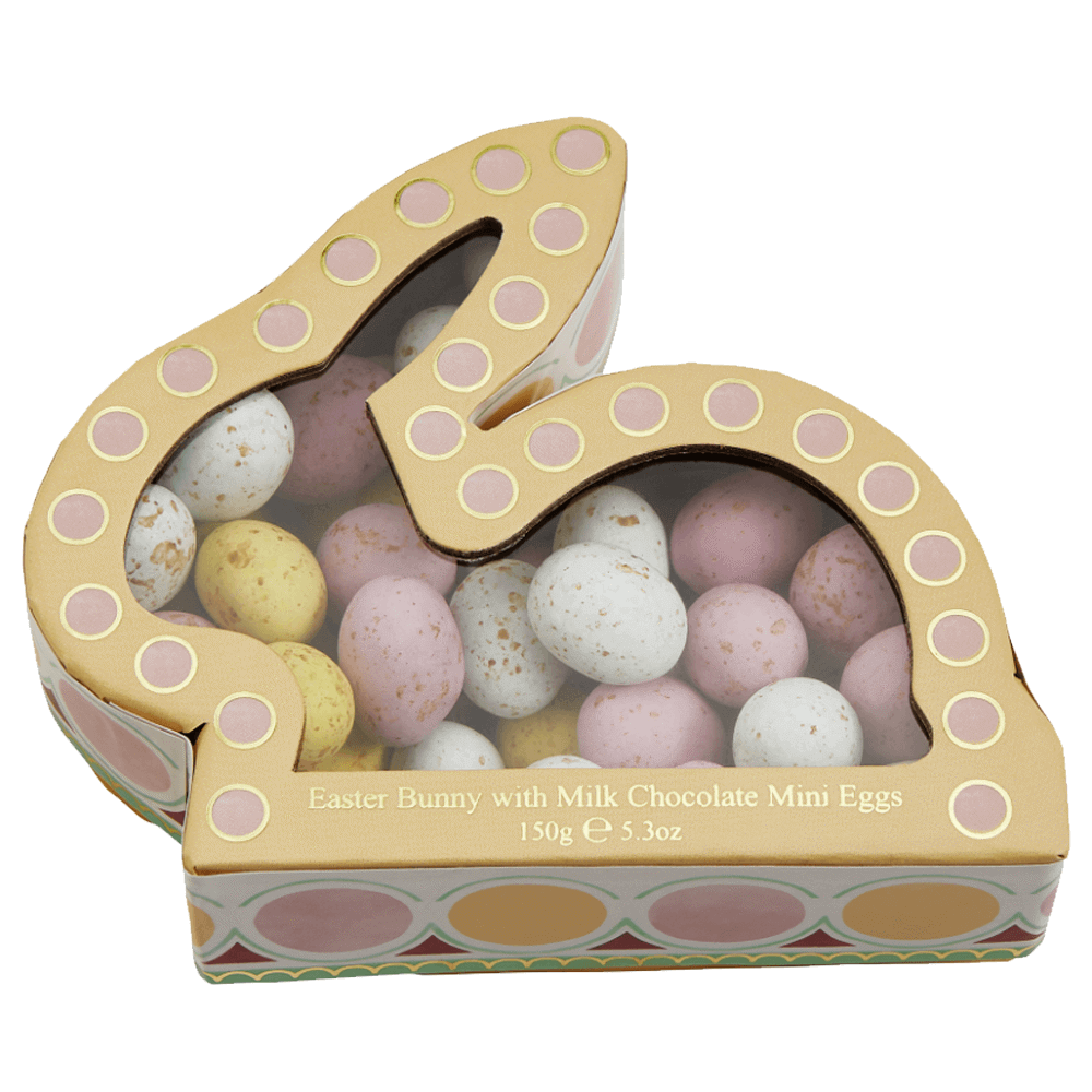 Charbonnel et Walker Rabbit Box With Mini Eggs 150g